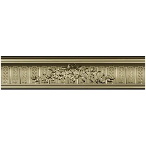 Classical Rose Garland Baguette - STL 3D model for CNC milling
