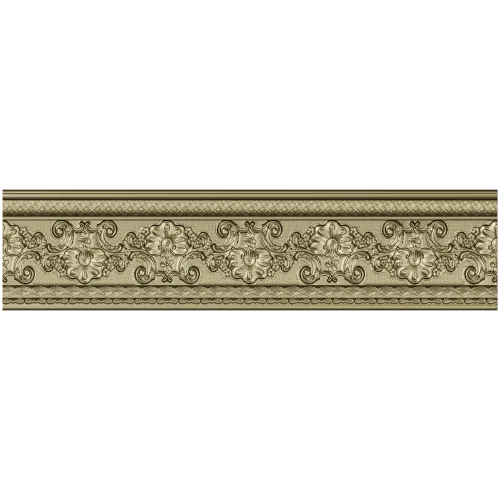 Ornate Floral Baguette STL 3D Model for CNC Router