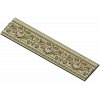 Ornate Floral Baguette STL 3D Model for CNC Router