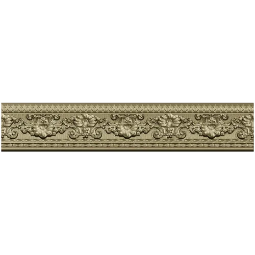 Ornate Floral Baguette STL 3D Model for CNC Router