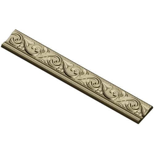 Ornamental Acanthus Baguette STL for CNC