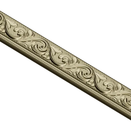 Ornamental Acanthus Baguette STL for CNC