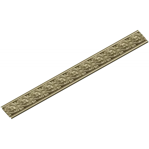 Classical Rosette Baguette STL for CNC Milling