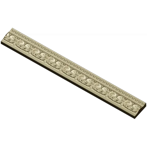 Acanthus Rosette Baguette - STL 3D model for CNC