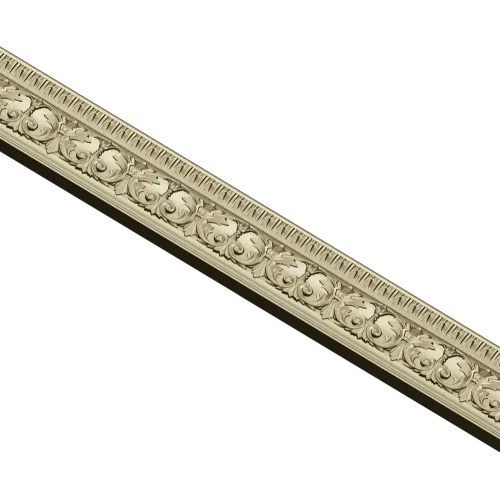 Acanthus Rosette Baguette - STL 3D model for CNC