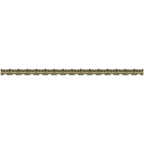 Ornamental Fleuron Baguette - STL molding for CNC