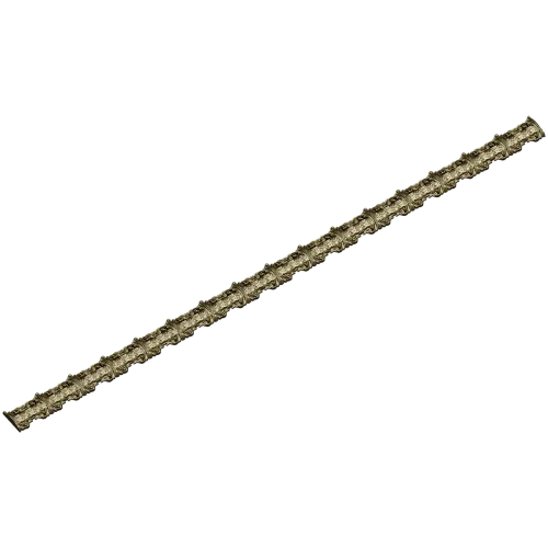 Ornamental Fleuron Baguette - STL molding for CNC