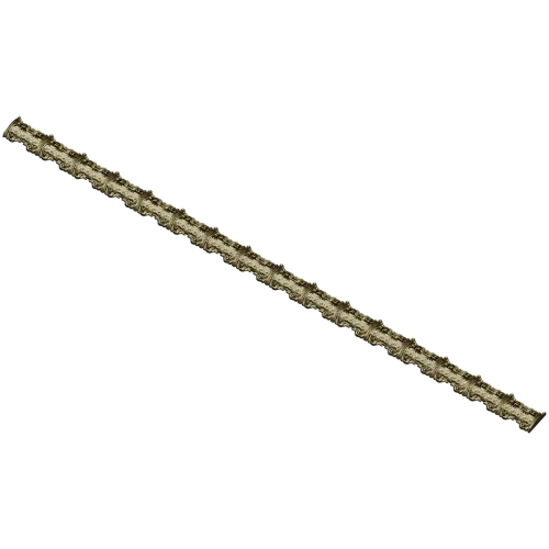 Ornamental Fleuron Baguette - STL molding for CNC