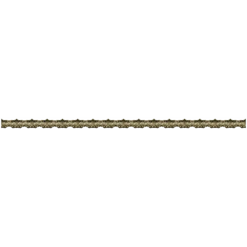 Ornamental Fleuron Baguette - STL molding for CNC