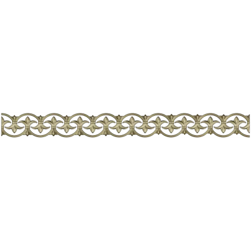 Aurelia Wreath - STL 3D model for CNC baguette border