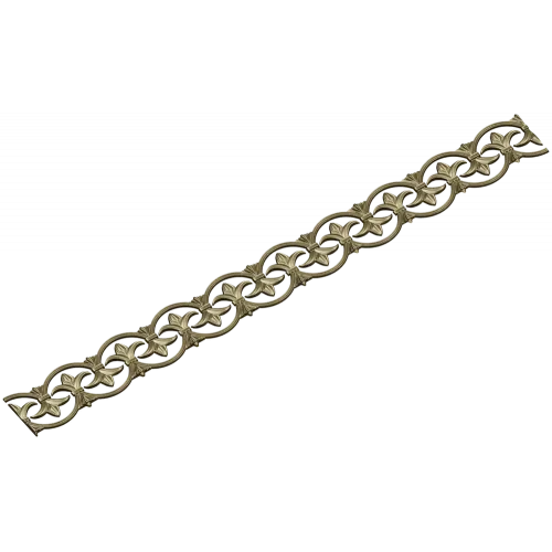 Aurelia Wreath - STL 3D model for CNC baguette border