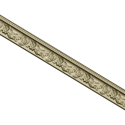 Classical Floral Baguette STL for CNC Milling