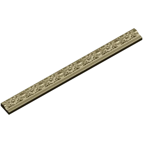 Рельефный багет с овальными медальонами - 3D модель STL для ЧПУ