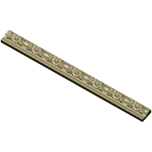 Рельефный багет с овальными медальонами - 3D модель STL для ЧПУ