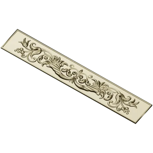 Regal Acanthus Baguette - STL 3D model for CNC carving