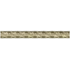 Rosette Scroll Half-Round Baguette - STL 3D Model for CNC