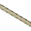 Rosette Scroll Half-Round Baguette - STL 3D Model for CNC