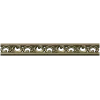 Декоративный багет с завитками - 3D модель STL для ЧПУ