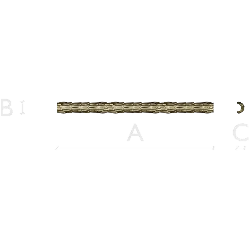 Laurel Braid Rod - STL 3D model for CNC milling