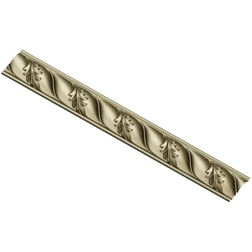 Acanthus Wave Baguette - STL 3D model for CNC carving