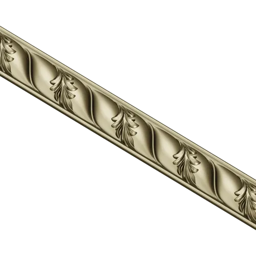 Acanthus Wave Baguette - STL 3D model for CNC carving