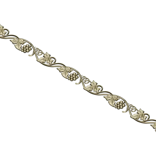 Grapevine baguette STL 3D model for CNC milling