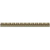 Classic Bead & Rope Baguette - STL 3D Model for CNC