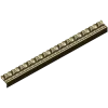 Classic Bead & Rope Baguette - STL 3D Model for CNC
