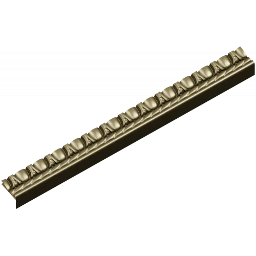 Classic Bead & Rope Baguette - STL 3D Model for CNC