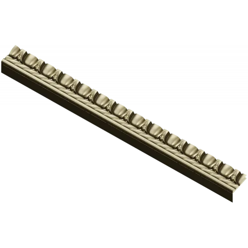 Classic Bead & Rope Baguette - STL 3D Model for CNC