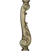 Carved Cabriole Leg STL Model for CNC