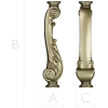 Carved Cabriole Leg STL Model for CNC