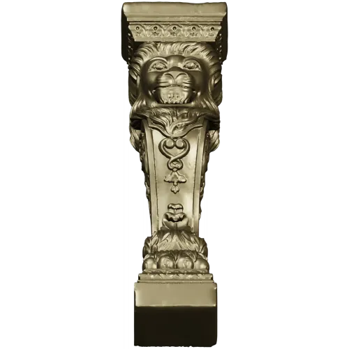 Regal Lion Baluster STL for CNC Milling