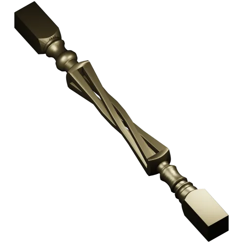 Витая балясина STL для ЧПУ - готовая 3D модель для фрезера