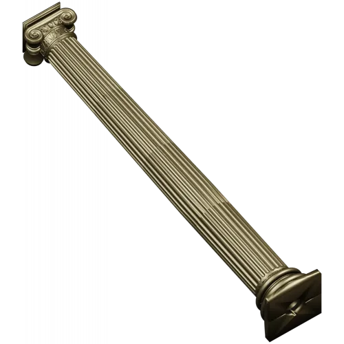 Ionic fluted column STL 3D model for CNC