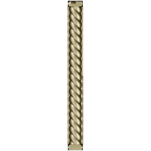 Rope-Twist Baluster STL 3D Model for CNC Milling