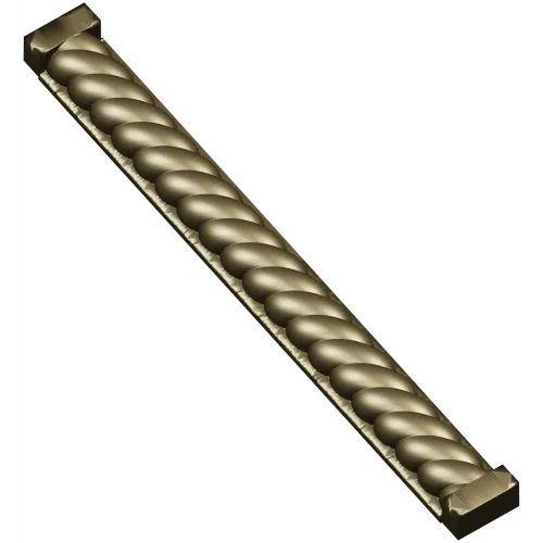 Rope-Twist Baluster STL 3D Model for CNC Milling