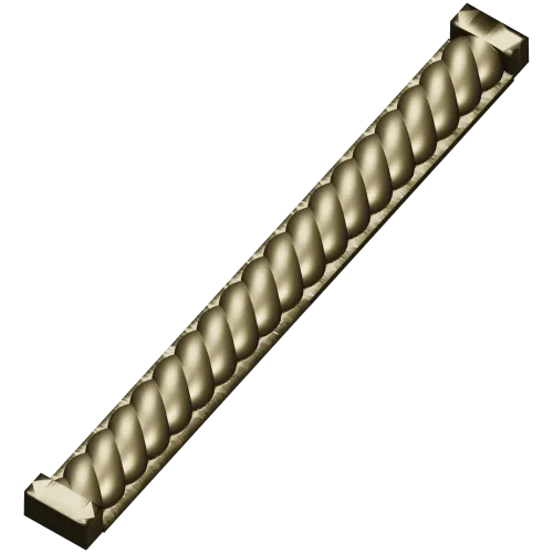 Rope-Twist Baluster STL 3D Model for CNC Milling