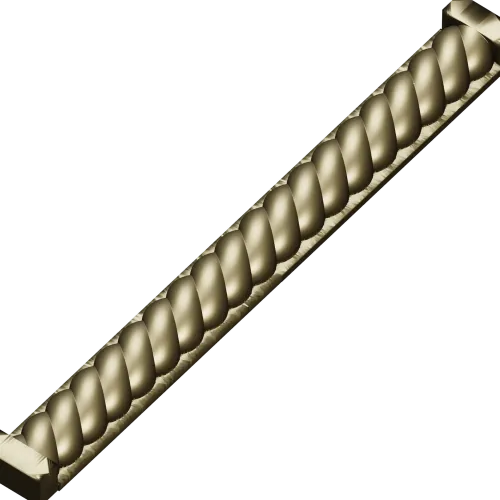 Rope-Twist Baluster STL 3D Model for CNC Milling
