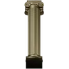 Ionic column STL 3D model for CNC router