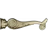 Ornate Acanthus Scroll STL model for CNC milling