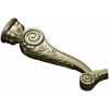 Ornate Acanthus Scroll STL model for CNC milling