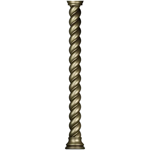 Spiral baluster 3D model STL for CNC routing