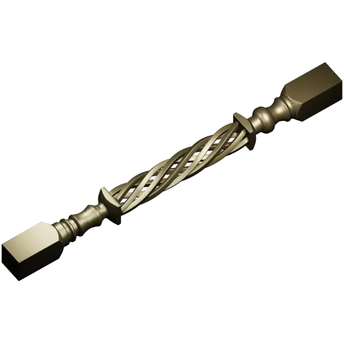 Helical Rope Baluster - STL 3D model for CNC