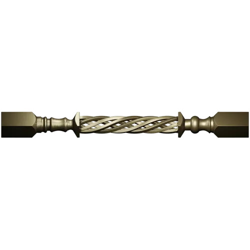 Helical Rope Baluster - STL 3D model for CNC
