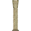 Ornate Floral Baluster 3D STL Model for CNC Carving