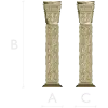 Ornate Floral Baluster 3D STL Model for CNC Carving