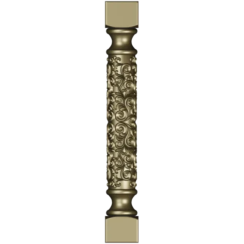 Aurelia Ornamental Baluster - STL 3D Model for CNC Milling