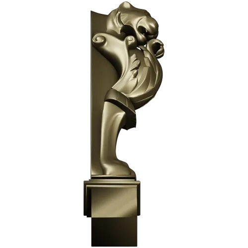 Балясина "Львиная лапа" - 3D модель STL для ЧПУ