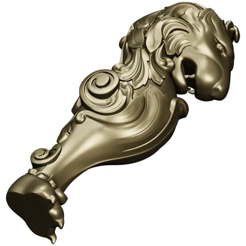 Балясина-ножка "Львиная лапа" - 3D модель STL для ЧПУ